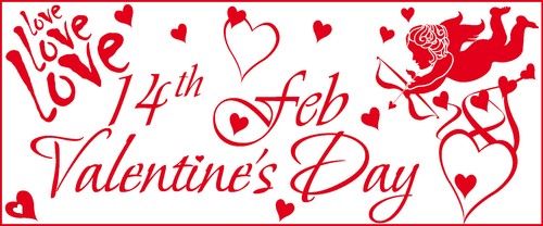 Adesivo san valentino cupido - adesivo,