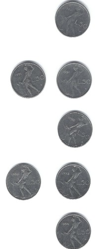 Monete lire piccole - lire,