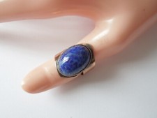 Vintage Anello Rame Pietra di