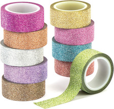 Nastro Adesivo Glitterato, Articoli Artistici Natalizi per Realizzare Decorazion