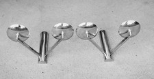 paire d'appliques design chrome sciolari