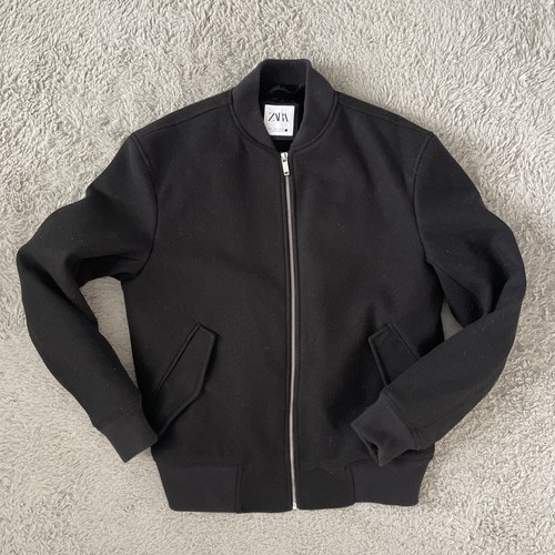 Bomber uomo zara nero foderato - bomber,