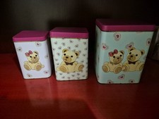 Tris Di Latte Originali THUN TEDDY INNAMORATI Da Collezione 