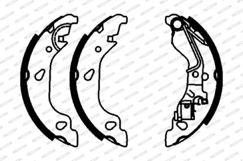 Ferodo fsb603 kit ganasce - fsb603,