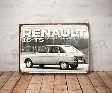 Plaque métal vintage renault