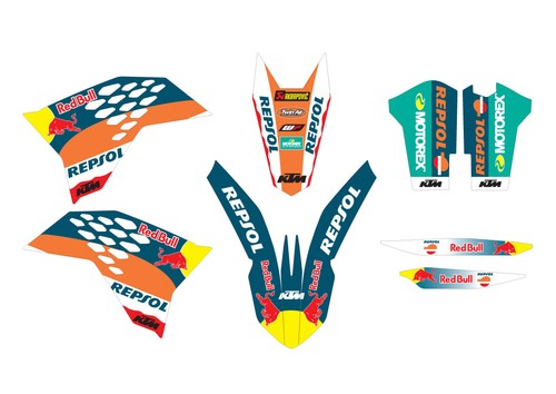 Kit grafiche adesivi per ktm - adesivi,