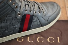 Sneakers alte Gucci grigio GG