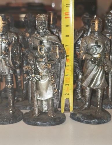 Cavalieri templari 10cm resina - templari,