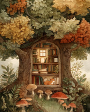 Albero libro di fiabe
