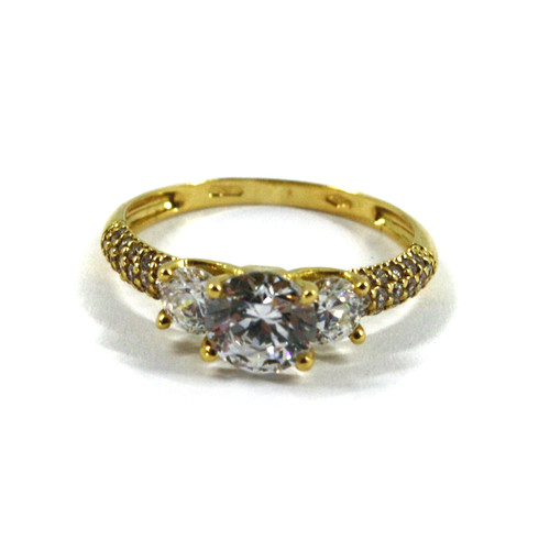 Anello oro giallo bianco - giallo,