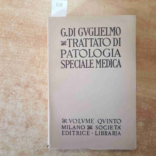 Trattato patologia speciale - patologia,