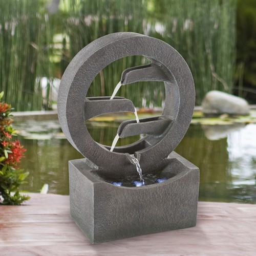 Fontana cascata rotonda - a,