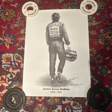 Litografia Ayrton Senna