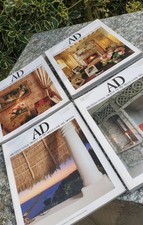 AD ARCHITECTURAL DIGEST Lotto Di 4 Riviste Annata 1991 - Da Agosto A Novembre 91