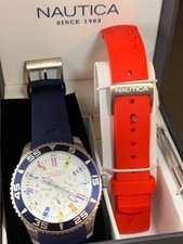 NAUTICA W.R.100M "Bandierine"- ref. NAI13502G - cassa 44mm - full set - nuovo