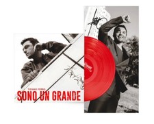 LP TIZIANO FERRO SONO UN GRANDE AUTOGRAFATO VINILE ROSSO SIGNED POSTER