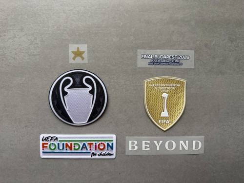 Pack kit patchs psg ucl - psg,