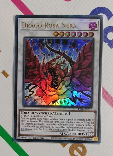 Drago rosa nera ultra - ultra, ita