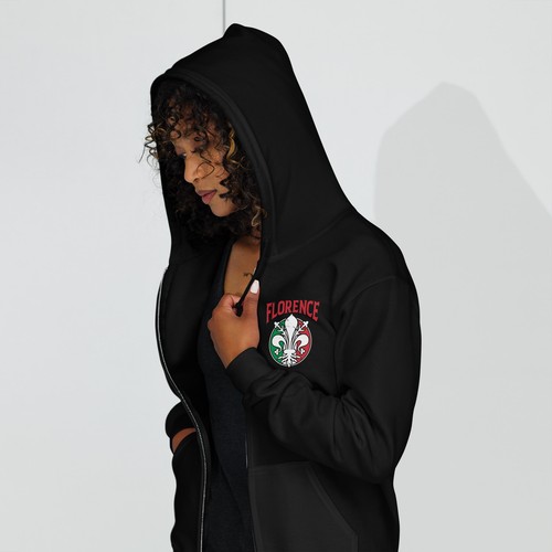 Felpa con cappuccio - , zip