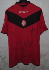 MAGLIA JERSEY SHIRT MAILLOT TRIKOT CALCIO FOOTBALL SOCCER RIMINI ITALIA SIGNED