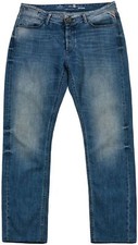 Replay Jeans Donna Denim LEENA Casual Blu Cotone Tasca Bottone Tg 29 Originale