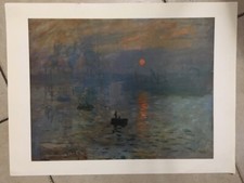 STAMPA IMPRESSIONISTI IMPRESSION, SOLEIL LEVANT Claude Monet (1840-1926)