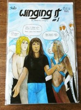 WING IT #1. LUGLIO 1987 SOLO PROD. FUMETTO. INSCRITTA ROBERTA GREGORY
