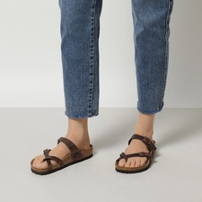 BIRKENSTOCK MAYARI CIABATTE INFRADITO MARRONE HABANA