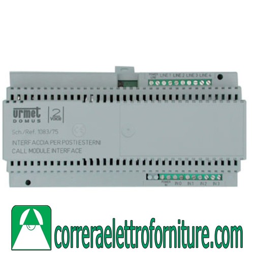 Urmet 1083 interfaccia per - urmet, 1083/75