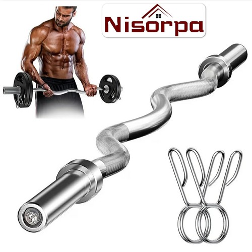 Nisorpa 47inch curl bar - 47inch,