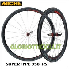 MICHE RUOTE CORSA TUBOLARI FULL CARBON SUPERTYPE 358 RS FRENI RIM