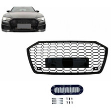 Calandra griglia radiatore Audi A6 C8 4G dal 2018 RS6 Look nido d'ape nera
