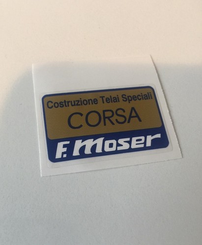 Moser corsa etichetta tecnica - moser,