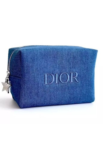 Dior denim silver star charm - denim,