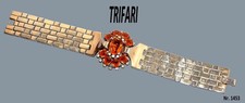 TRIFARI, A. Philippe design 1948, raro bracciale book piece