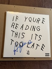 Drake FIRMATO se leggi questo DISCO IN VINILE con autografo JSA COA/LOA
