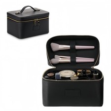 Borsa nera per trucco vanity
