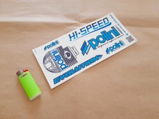Foglio Adesivi stickers vintage POLINI MOTORI Hi-speed ( Anni 90/00 )