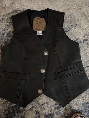 Giubbotto donna pelle nero