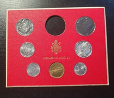   serie divisionali  lire vaticano Paolo Vl 1968  in confez. originale  lotto