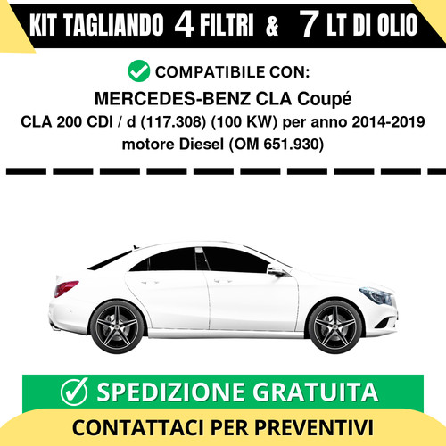 Tagliando per mercedes benz - tagliando,