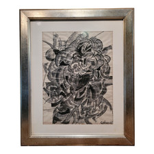 Astratto - Dipinto ad acquerello di Corbaccio, Italia, del XX secolo