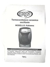 Argo kalimero manuale - argo,