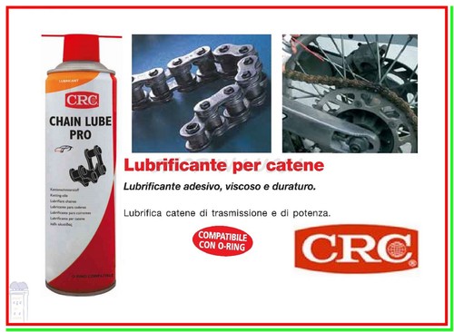 Lubrificante spray crc chain - lubrificante,