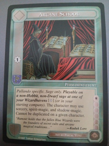 Scuola arcana meccg terra - meccg,