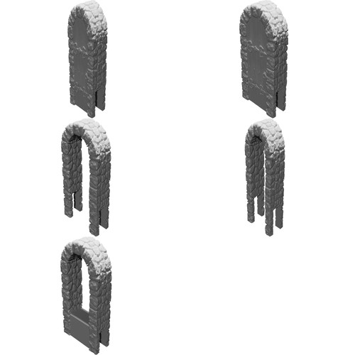 Set porte miniatura per - porte,