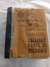 ALFA ROMEO  F12 F11 A12 A11 F12  Diesel Catalogo Ricambi  ORIGINALE ALFA ROMEO