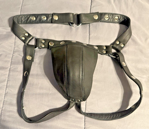 Jockstrap uomo nero - , vera