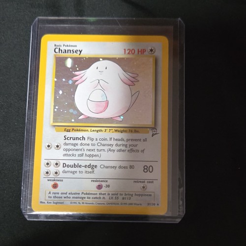 Pokémon chansey holo raro - raro, set