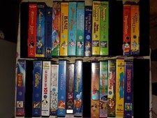 Lotto 21 VHS Originali Cartoni